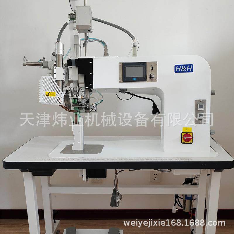 高科118电脑热风机H&H热风机压胶机119型双步进带差速压胶机
