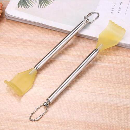 Four-section Telescopic Stainless Steel Back Scratcher Itchi