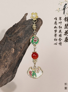 古风旗袍风压气质挂件胸针胸针