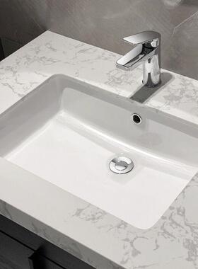 TO台下盆LW596RB一体陶瓷嵌入方形台盆面盆洗手盆陶瓷盆洗脸盆