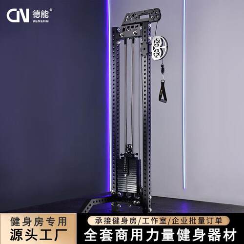 单边飞鸟龙门架多功能高位下拉小飞鸟综合训练器家用健身器材商用