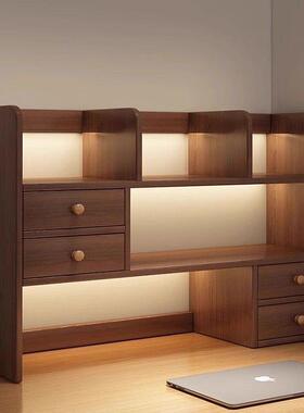 公书实木书架转角置物架学生桌收纳架简易储办桌物架Y555P家用桌