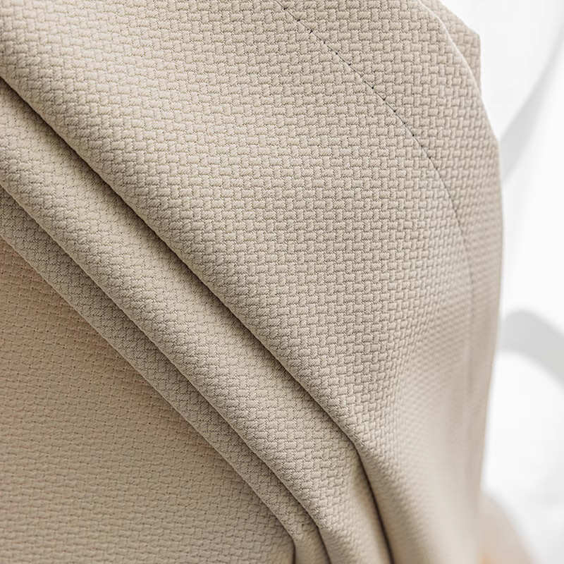 米粒棉豆豆棉加厚双面提花高遮光客厅卧室柯桥窗帘正反同色同纹理