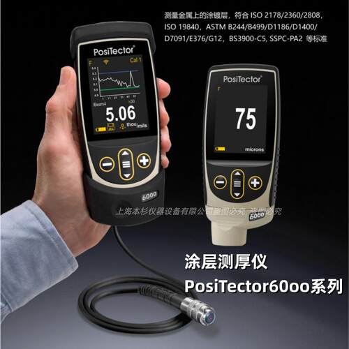 狄夫斯高DeFelsko6000FT3涂镀层测厚仪F型一体化探头0~6mm