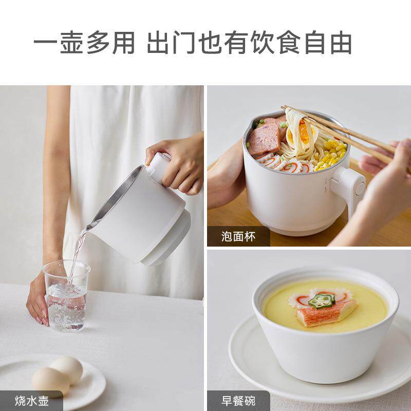 olayks立时全钢折叠烧水壶旅行便携式智能恒温316不锈钢电热水壶