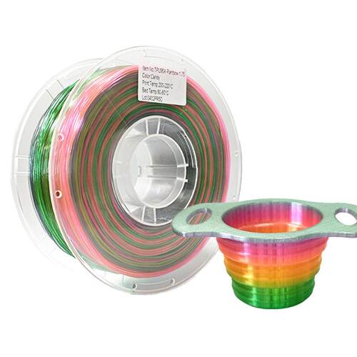 3d打印耗材TPU彩虹1.75mm多色彩虹渐变TPU软料耗材