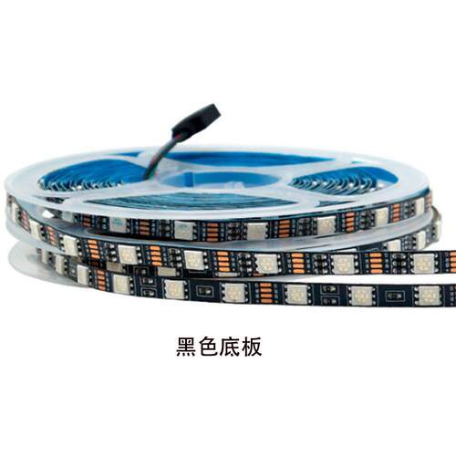 LED灯带12v 5v窄版RGB七彩24v变色6mm高亮5050软灯条呼吸渐变爆闪