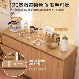 储物柜家靠墙一体餐边柜收大量客厅置物容柜子纳柜CLK卧用室抽屉