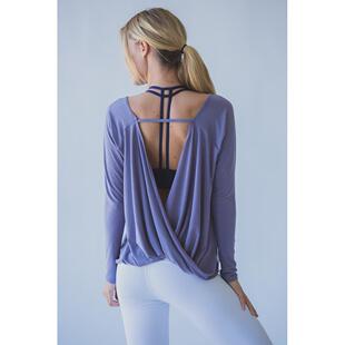 women clothes long backless Breathable sleeved yoga