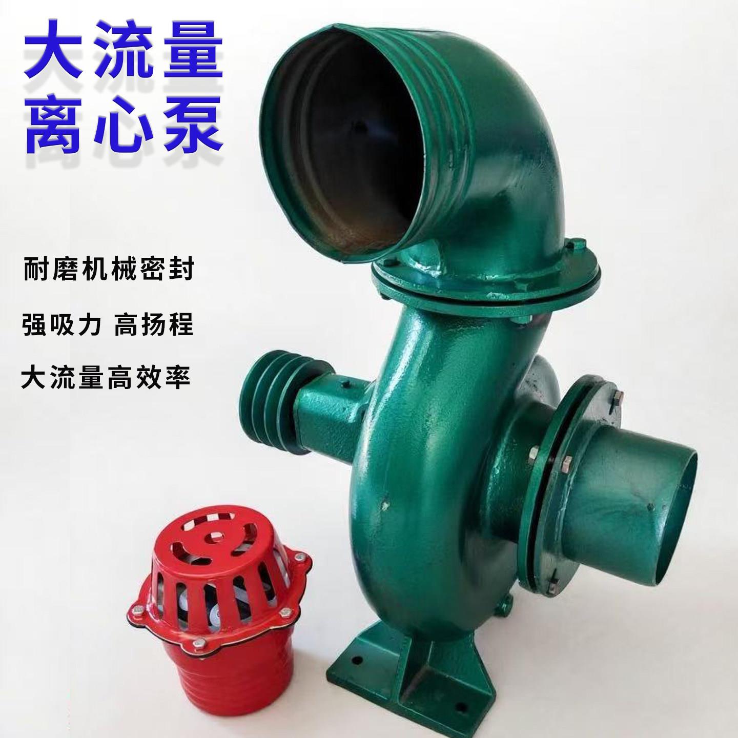 双叶轮离心泵手压拖泵抽水泵农用抽水机农田灌溉高扬程大流量水泵
