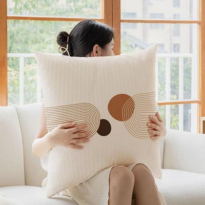 沙发上好看的抱枕高端大气沙发抱枕卡通奶油风沙发客厅轻奢高端办
