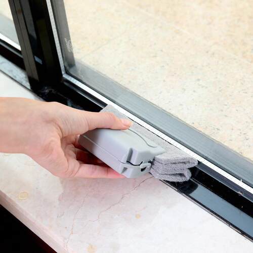 Window groove cleaning brush, used for sweeping the recesses