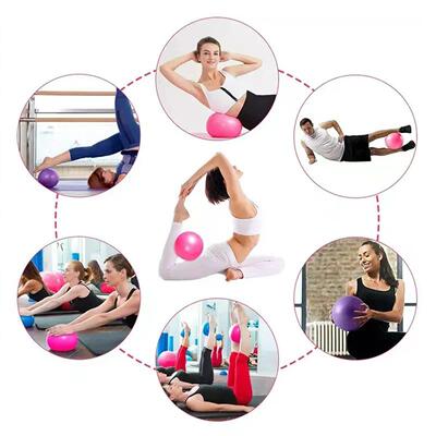 Small Pilates Ball, Therapy Ball, Mini Workout Ball, Core Ba