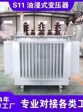 S13-250KVA全铜电力农村变压器大型工业工厂用 油浸式变压器