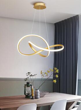 现代简约led餐厅吊灯客厅灯餐桌吊灯创意饭厅吊灯个性卧室书房灯