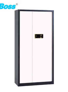 HiBoss保密柜文件柜铁皮办公柜电子密码锁档案柜钢制防盗通体带斗