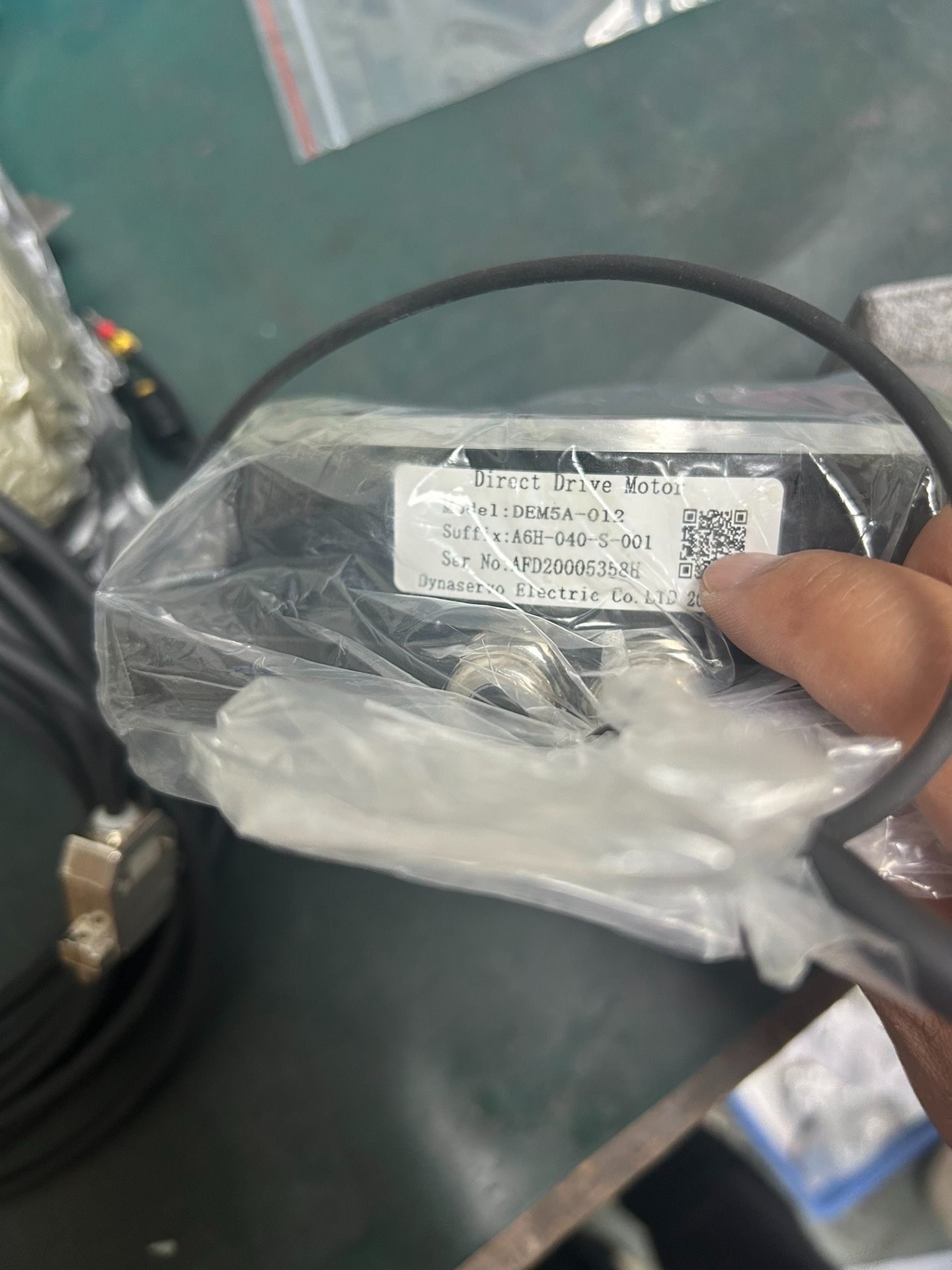 #马达日本高相电机、DD马达直驱电机DEM5A-012，安装