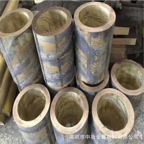 现货供应QSn4-3高耐磨锡青铜管240*100mm离心铸造锡青铜套可定尺