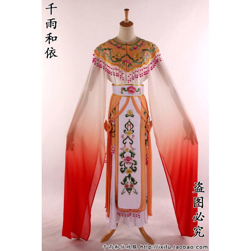新款古装越剧花旦服装西厢记牡丹亭寄闺花旦戏服花旦衣服501肉色