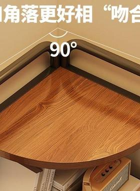 收VFO角柜落地置物架客角厅墙角纳架三书卧室角落墙边柜靠墙转角