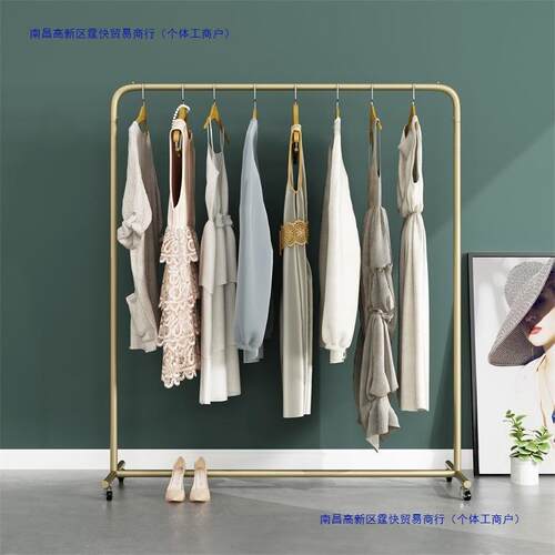 阳台晾晒衣架衣帽架服装用架室单杆式家衣挂架卧服装架加ltao1017