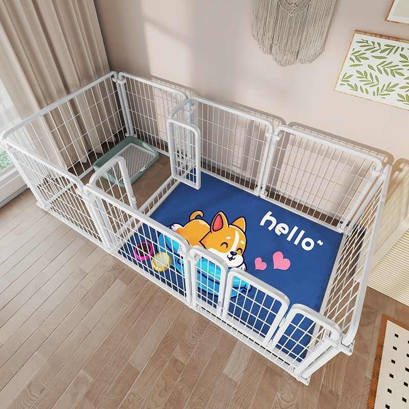 宠物围栏随意拼接狗围栏一室一厅中大型犬狗室内围栏栅栏带隔离门