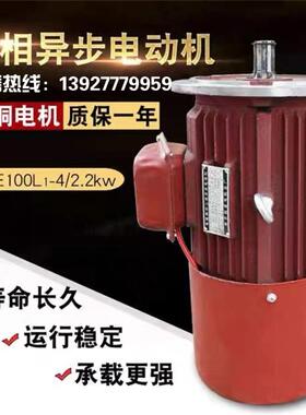 南京总厂软启动电机YDE100L1-42.2KW起重机行车铁壳特大盘电机