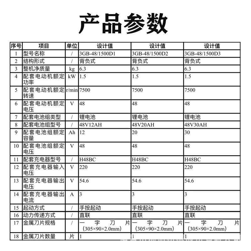 海道48V无刷电动割草机多功能农用充电式家用割灌机打草机除草机