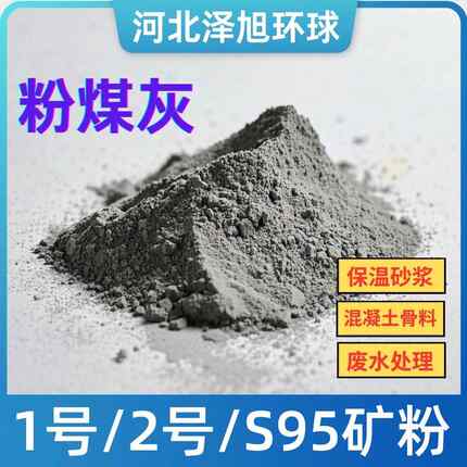 厂家30供应粉灰学校实验用混 电厂粉煤灰粉 骨水泥凝土建筑砂煤浆