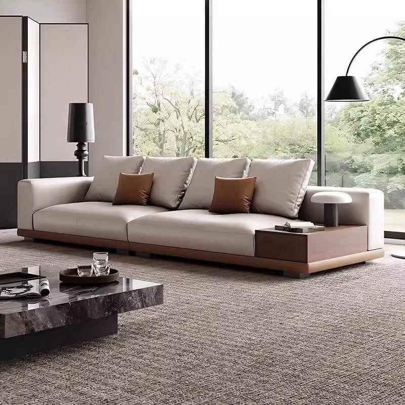 康ERT-1纳利头层皮沙发实木简意式现极简轻奢大代平层小户约型沙