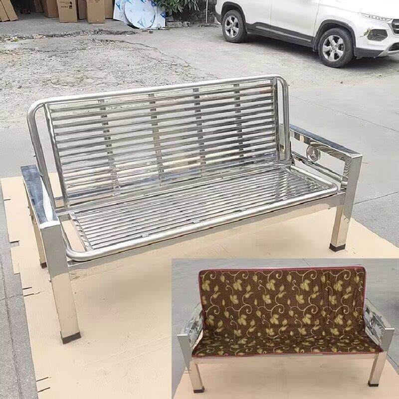 不锈钢沙发床折叠两用住宅客厅简易便携客厅出租屋双人二合一加固