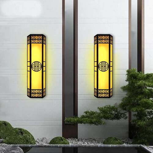 仿云石壁灯 LED别墅门口外墙灯防水新中式工程景观酒店外墙LED灯