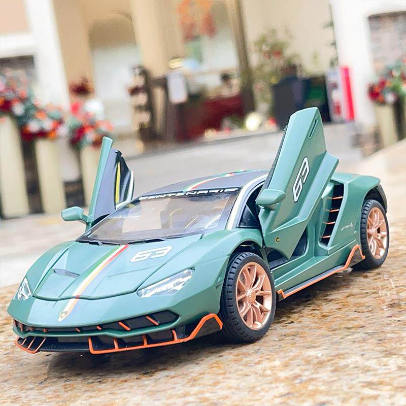 1:24兰博基尼LP770-4跑车模型金属小汽车仿真合金玩具车儿童礼品