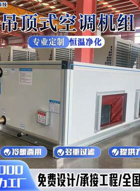 吊顶式空调机组远程射流式机组净化空气新风柜矿井防爆一体式机组