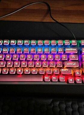 XDA Keycaps, 128Keys Gradual Change Color Thick PBT