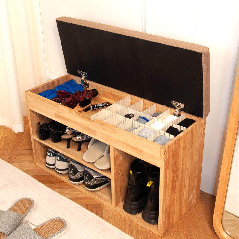 实木换鞋凳入户家用鞋凳式鞋柜鞋架进门口可坐储物穿鞋凳一体凳子