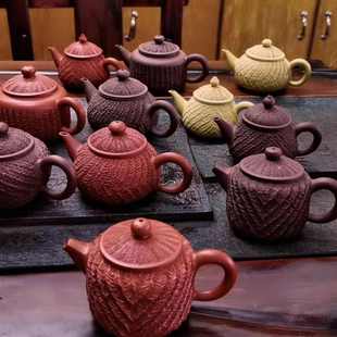 陈东铸紫砂壶 功夫茶具茶宠 纯全手工冰烟茶壶 泡茶壶家用名家套装