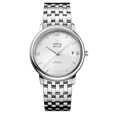 [9.8新]欧米茄碟飞系列精钢自动机械手表男424.10.40.20.02.003