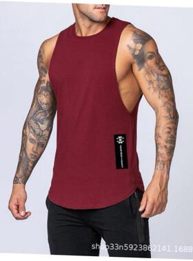 Men vest summer Man gym clothes Singlet男Crossfit背心tanktop