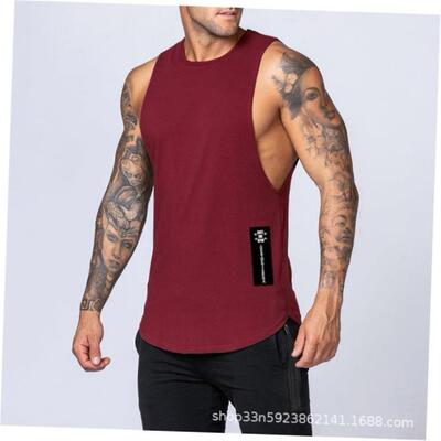 Men vest summer Man gym clothes Singlet男Crossfit背心tanktop