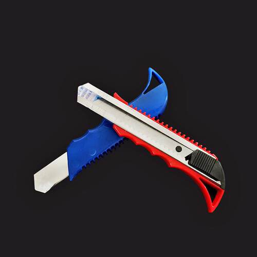 Large stainless steel utility knife, paper cutter, office pa
