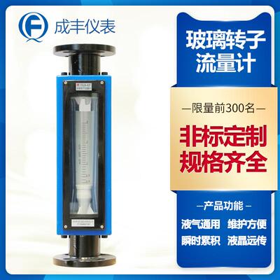厂家玻璃转子流量计FA24-40F氧气流量计液体流量计精度高