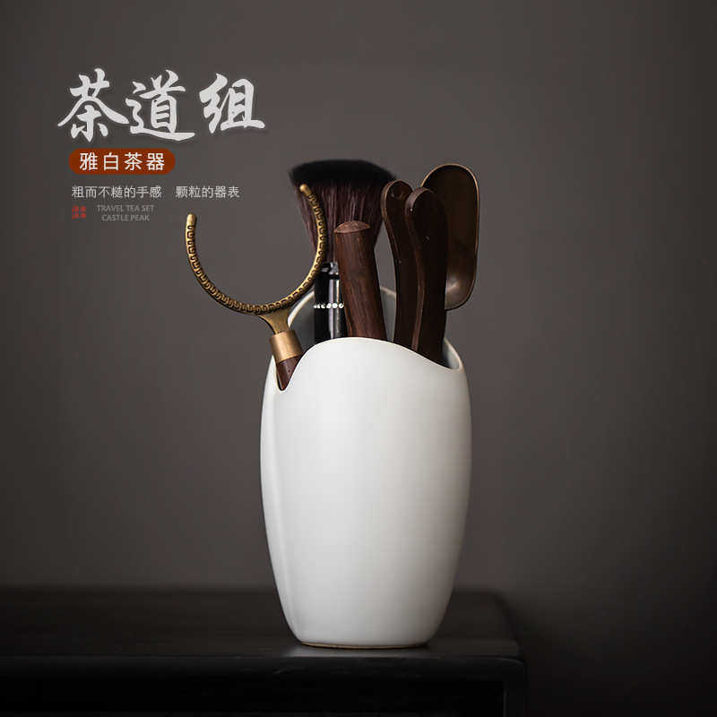 复古陶瓷茶道六君子套装黑檀木纹茶针茶夹茶配件家用泡茶工具全套,餐饮具,茶具礼盒,淘宝优惠券,粉丝福利购,淘宝优惠卷