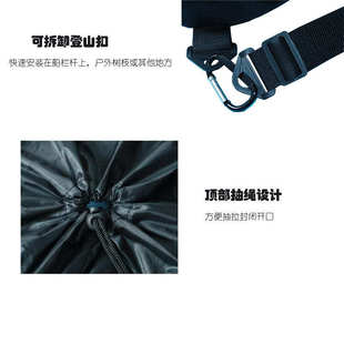可折叠户外网眼船用垃圾袋 抽绳式可重复使用船用垃圾桶