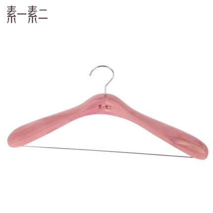 高档素衣素二红雪松架实木一衣撑衣柜防滑挂衣架痕服装店无宽肩衣