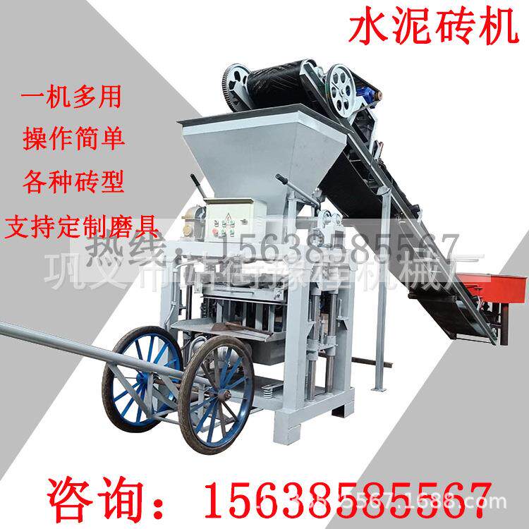 免烧砖机标砖模具 空心砖机小型制砖机 全自动路沿石道牙砖机