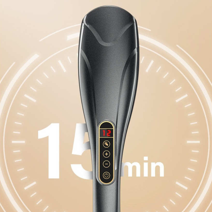 批发充电海豚按摩器棒肩颈部腰部电动敲打锤多功能振动全身手持式