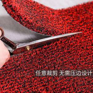 加厚丝圈钉底pvc地垫自产自销汽车脚垫大卷入户门防滑垫地毯厂家