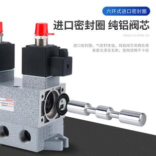 5D2H TWSNS1520 5滑阀三位1五通气动换向 2双电控电磁阀K3