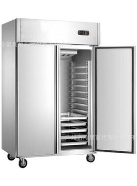 大双门冷冻烤盘饼盘冷柜不锈钢商用-22度速冻大门冰箱110V60HZ